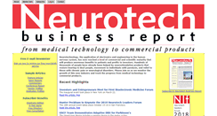 Desktop Screenshot of neurotechreports.com
